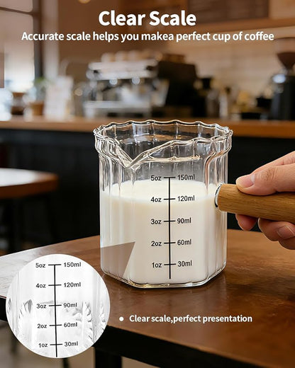 Espresso Measuring Cup 5 Oz, Espresso Glass Cups - Image 4