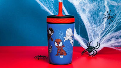 Zak Designs Marvel Spider-Man Kelso 12oz Leak-Proof Toddler Straw Cup - Image 9
