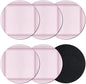 Pink Grid Coasters Set of 6 Absorbent Coasters by Unknown