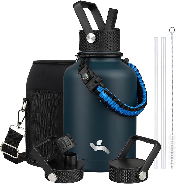 Konokyo 50 oz Insulated Stainless Steel Water Bottle Jug by Konokyo