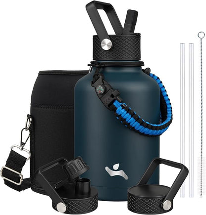 Konokyo 50 oz Insulated Stainless Steel Water Bottle Jug by Konokyo