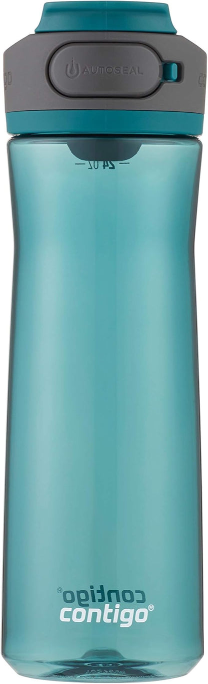 Contigo AUTOSEAL Cortland 24oz Water Bottle BPA-Free Plastic Spill Leak-Proof - Image 5