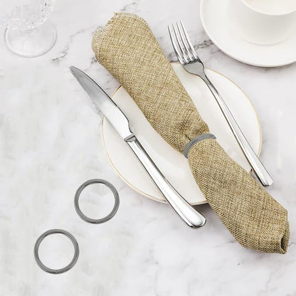 Grey Napkin Rings - Image 5