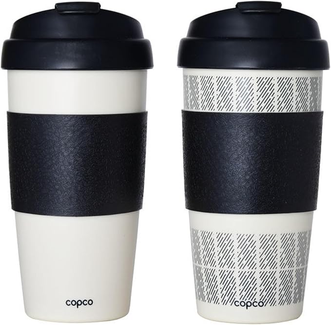 Copco 5237160 Reusable, Insulated Double Wall Travel Mugs 16-ounce White/Black - Image 5
