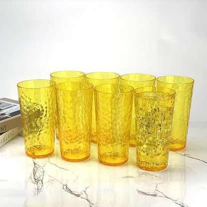 Yalin 24-Ounce Plastic Tumbler Acrylic Drinking Glasses, Reusable Plastic Cups - Image 6