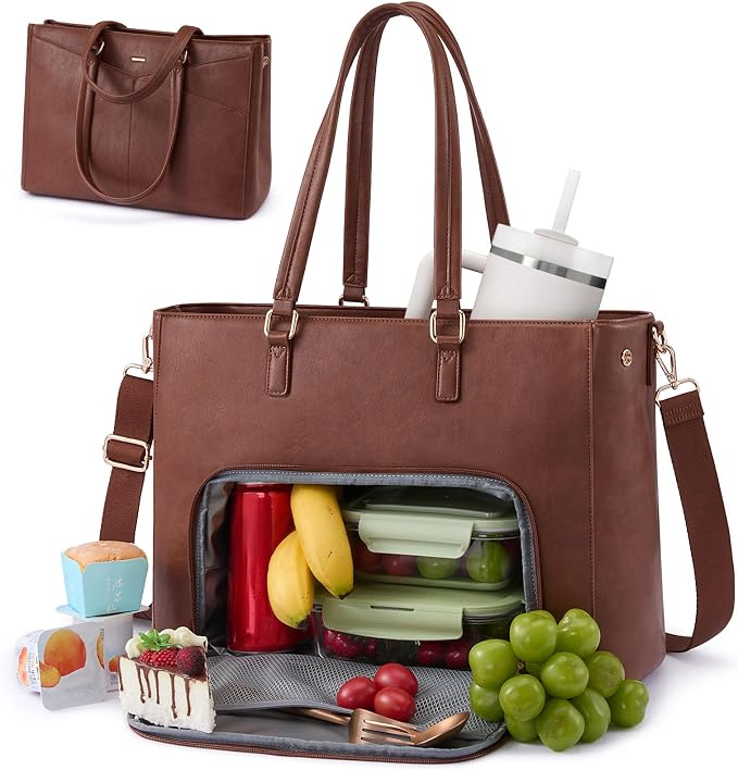 LOVEVOOK Lunch Tote Bag for Women, 3 in 1 Work Bag - Image 9