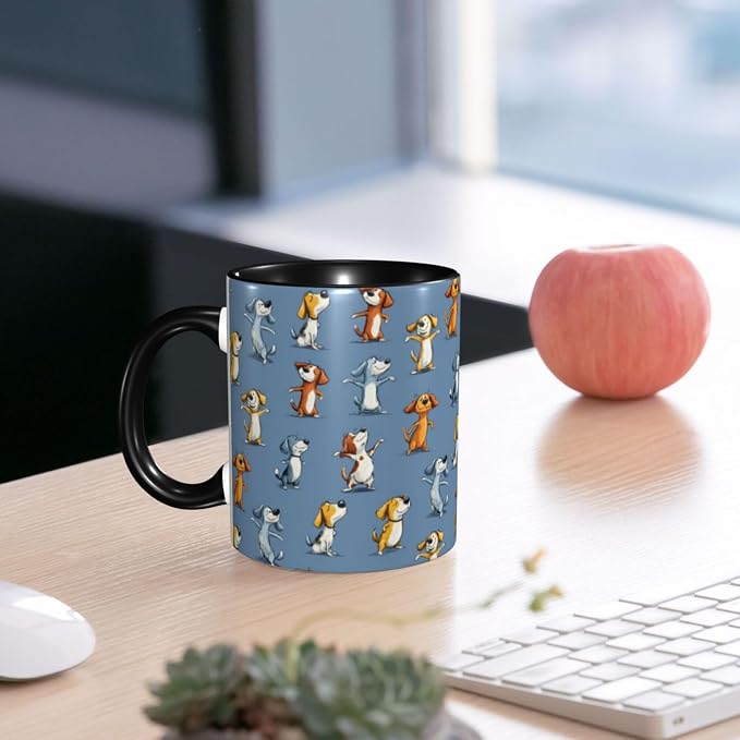 Yrebyou Dogs Coffee Mug 11oz Ceramic Cup - Image 6