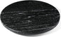 Koville 16'' Black Marble Lazy Susan for Kitchen, Marble Turntable for Dinning, Stone Lazy Susan Organizer for Cabinet, Serving Rotation Spinning Tabletop Organizer Swiveling, Spice Rack Storage