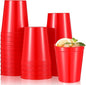 Mifoci 24 Pcs Stadium Plastic Cups Blank Reusable Drink Tumblers Bulk Stackable by Mifoci