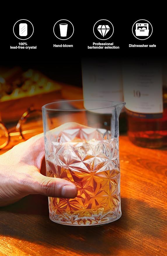 KITESSENSU Cocktail Mixing Glass 24oz 710ml - Image 4