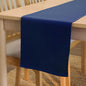 Encasa XO Table Runner, Cotton Canvas Dining Runner 13"x104" | Scotch Blue by EncasaXO