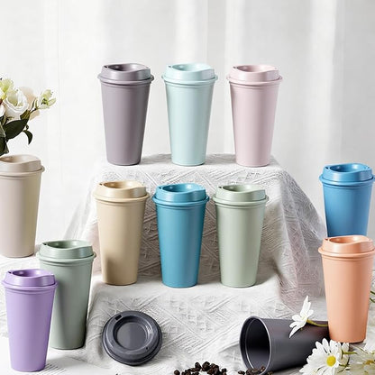 FillTouch 12 Pcs 16 oz Reusable Coffee Cups - Image 4