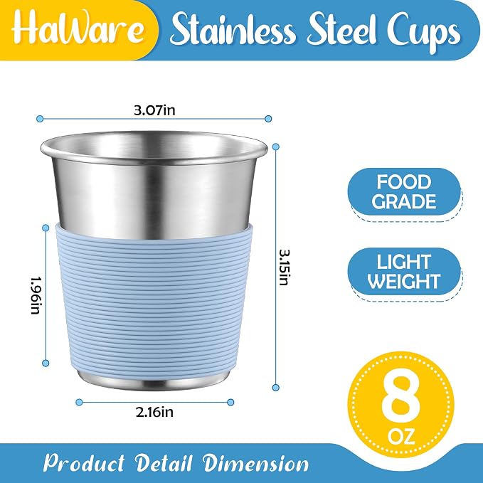 HaWare Stainless Steel Kids Cups - Image 2