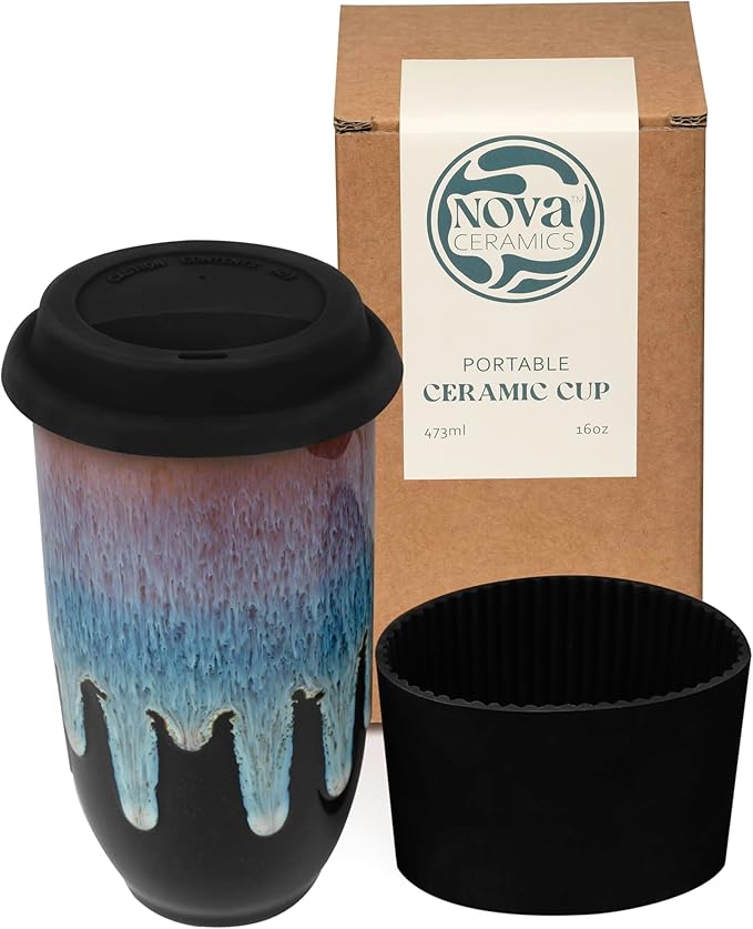 NOVA CERAMICS Coffee Tumbler – Travel Mug by NovaCeramics