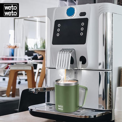 WETOWETO 14 oz Coffee Mug, Vacuum Insulated Camping Mug - Image 5