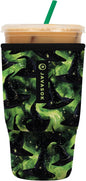 Sok It JavaSok Iced Coffee & Cold Soda Insulated Neoprene Cup Sleeve (Born to Fly, Large: 30-32oz)