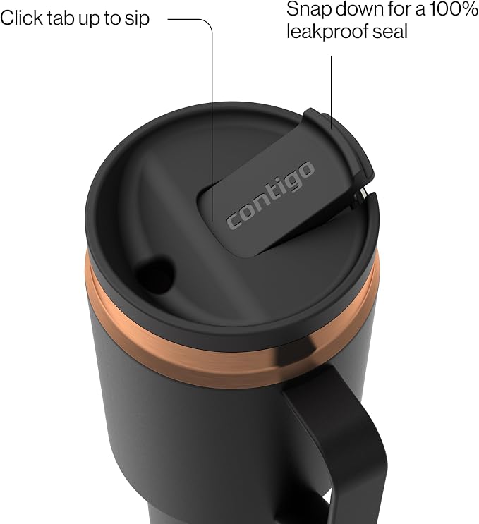 Contigo SnapSeal 30 oz Stainless Steel Vacuum-Insulated Tumbler - Image 2