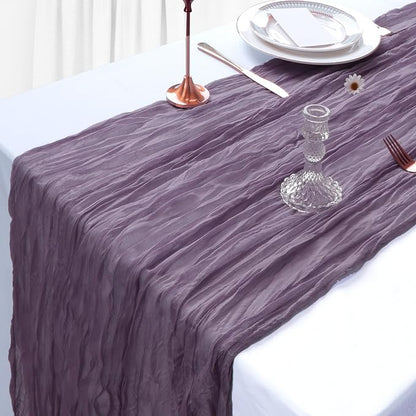 6 Pack Grape Purple Cheesecloth Table Runner 10Ft Gauze Cheese Cloth Table - Image 4