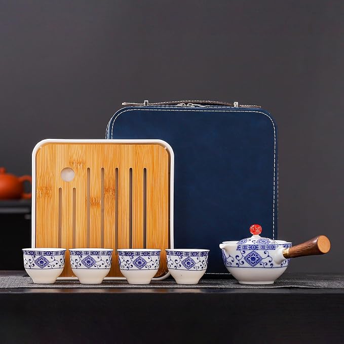 Chinese Tea Set Gongfu Tea Set, Portable Teapot Set - Image 7