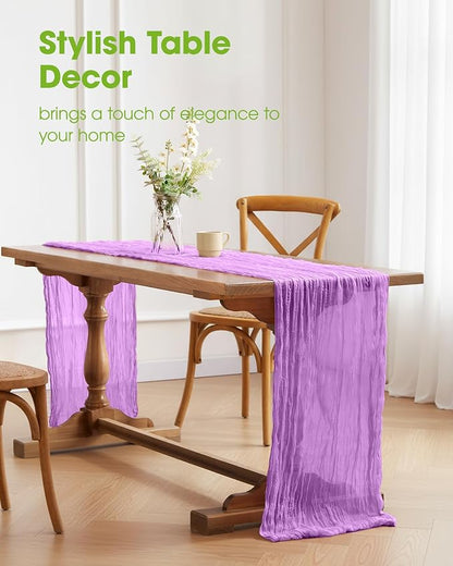 Pureegg 2-Pack Fall Thanksgiving Table Runner, Baby Shower, Wedding and - Image 2