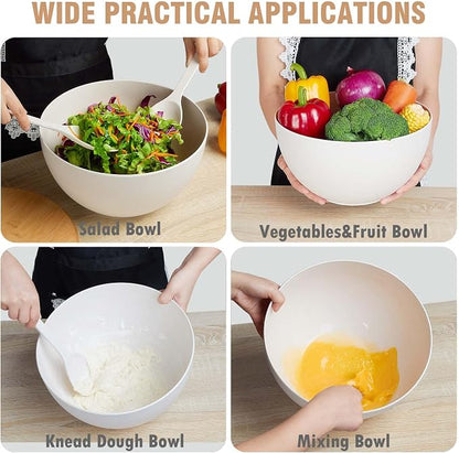 12.6" Extra Large Salad Serving Bowl Set - Image 6