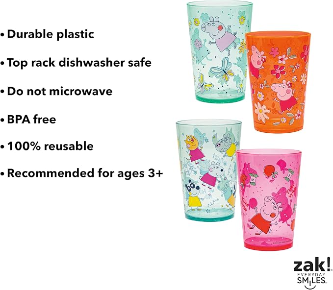 Zak Designs Peppa Pig Nesting Tumbler Set - Image 5
