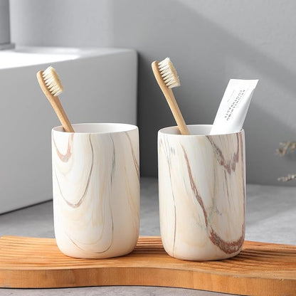 Brown Marble Toothbrush Holder - Image 6