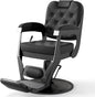 Artist hand Barber Chair, Retro Reclining Salon Chair, Barber Chairs for Barbershop, All-Purpose Vintage Chairs with Heavy-Duty Frame, Headrest
