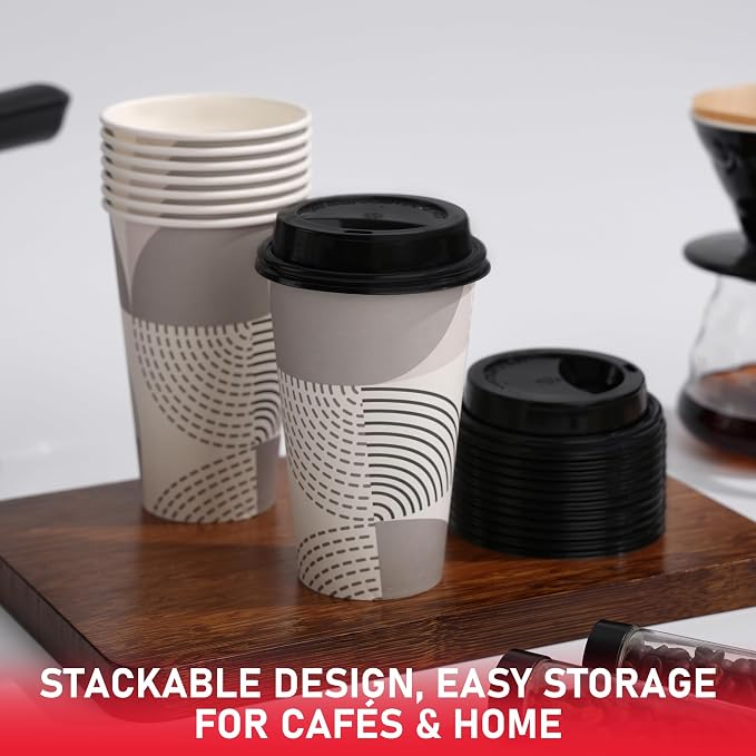 16 oz Disposable Paper Coffee Cups - Image 6