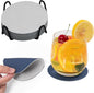 Faux Leather Drink Coasters by Chitomars