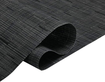 SHACOS Placemats Set of 8 Woven Vinyl Place Mats - Image 4