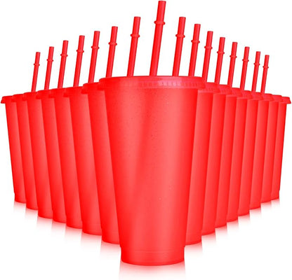 Hxezoc 16 Pieces Reusable Cups by Hxezoc