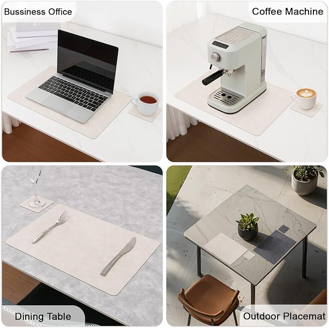 Vinyl Placemats Set of 6, Dual Sided Place Mats - Image 6