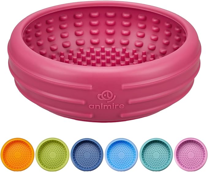 Dog Lick Bowl, Animire Freeze Lick Mat by Animire