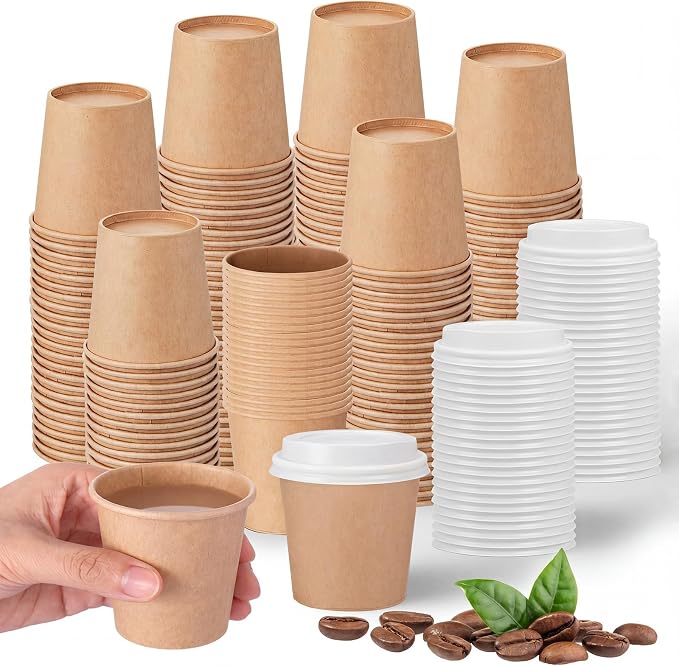 100 Sets 4 oz Disposable Espresso Cup by Unknown