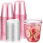 Baderke 50 Pcs Round Bottom Plastic Cups by Baderke