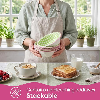 30 Pack Small Paper Bowls, 8oz Heavy-Duty Disposable Bowls, Heat Resistant - Image 6