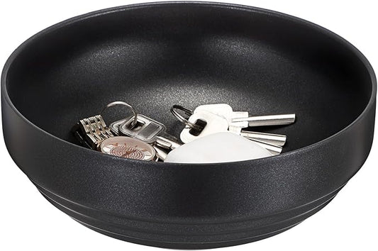 Key Holder Bowl for Entryway Table Round Catchall Bowl for Coin Fruit Holder Decorative Serving Bowl for Coffee Table Kitchen Counter, 7.4 Inches