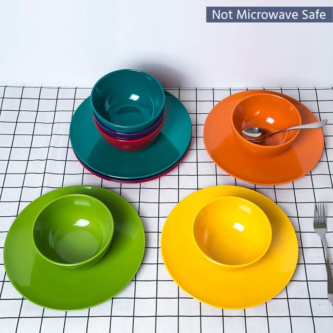 KX-WARE Melamine Bowls set - 28oz 6inch 100% Melamine Cereal/Soup/Salad Bowls - Image 4