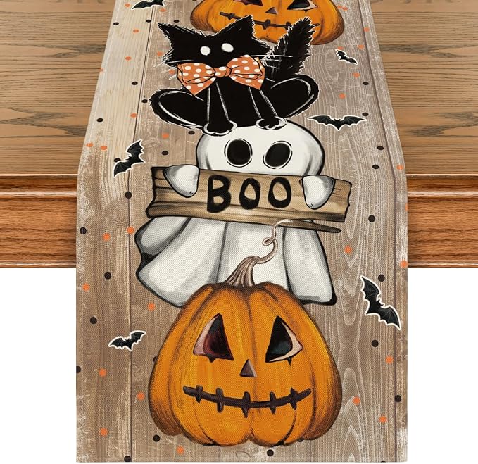 Artoid Mode 210 GSM Halloween Table Runner 13x72 Inch Home Party Decor | by ArtoidMode