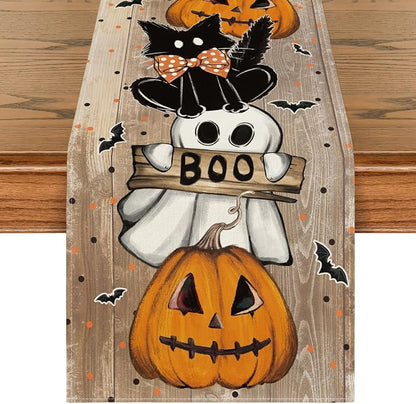 Artoid Mode 210 GSM Halloween Table Runner 13x72 Inch Home Party Decor | by ArtoidMode