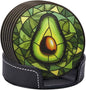 Avocado Coasters for Drinks by petloverdoglovercommunity