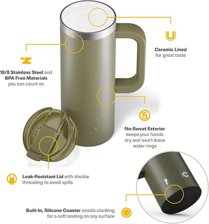 RTIC 20oz Road Trip Travel Mug - Image 3