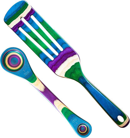 Totally Bamboo Baltique Mumbai Collection 2 Piece Cooking Utensil Set, Spurtle by TotallyBamboo