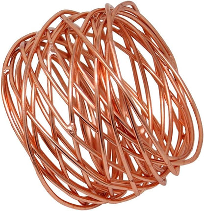 ITOS365 Handmade Round Mesh Napkin Rings Holder - Image 5