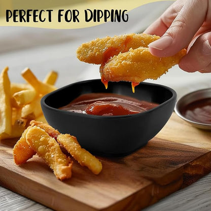 5 oz Soy Sauce Dishes, 6 Pack Wheat Straw Small Dipping Bowls, Sauce Dish - Image 4