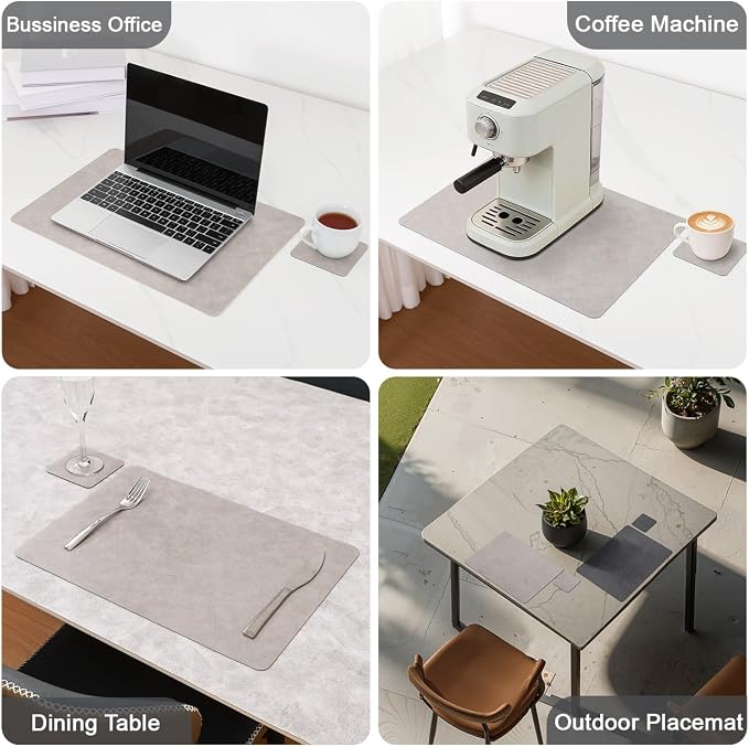 Vinyl Placemats Set of 6, Dual Sided Place Mats - Image 6
