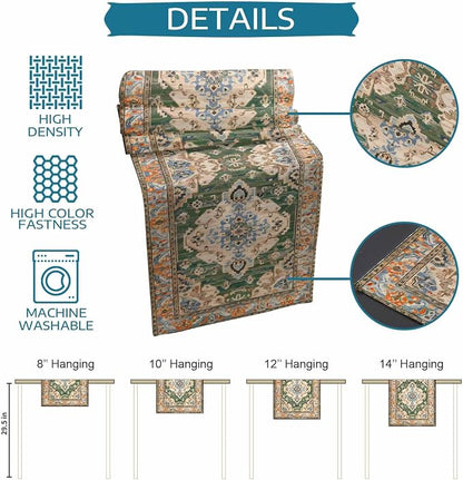 Boho Table Runners 90 Inches Long, Vintage Western Kitchen Dining Tables - Image 8