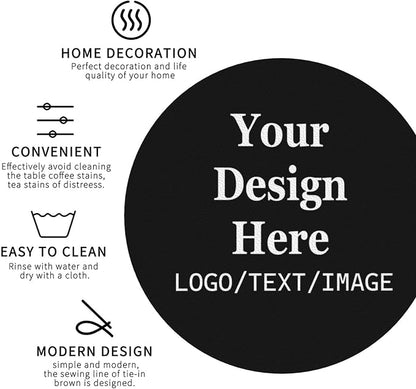 Custom Leather Coasters with Logo Bulk Personalized Coasters | Customized - Image 4
