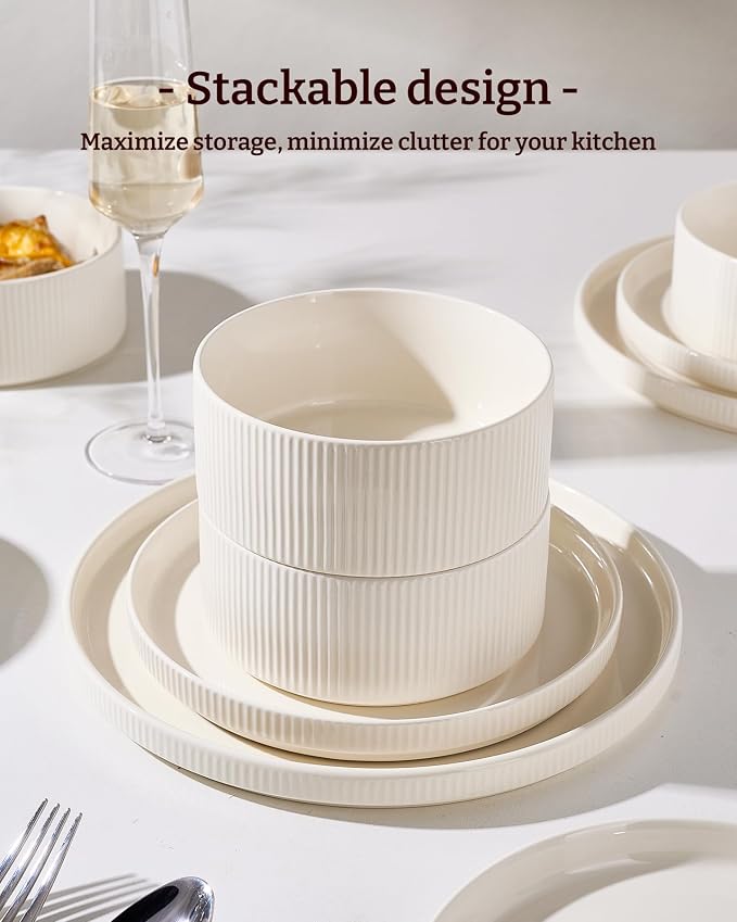 Line Porcelain Dinnerware Set, dish set - Image 6